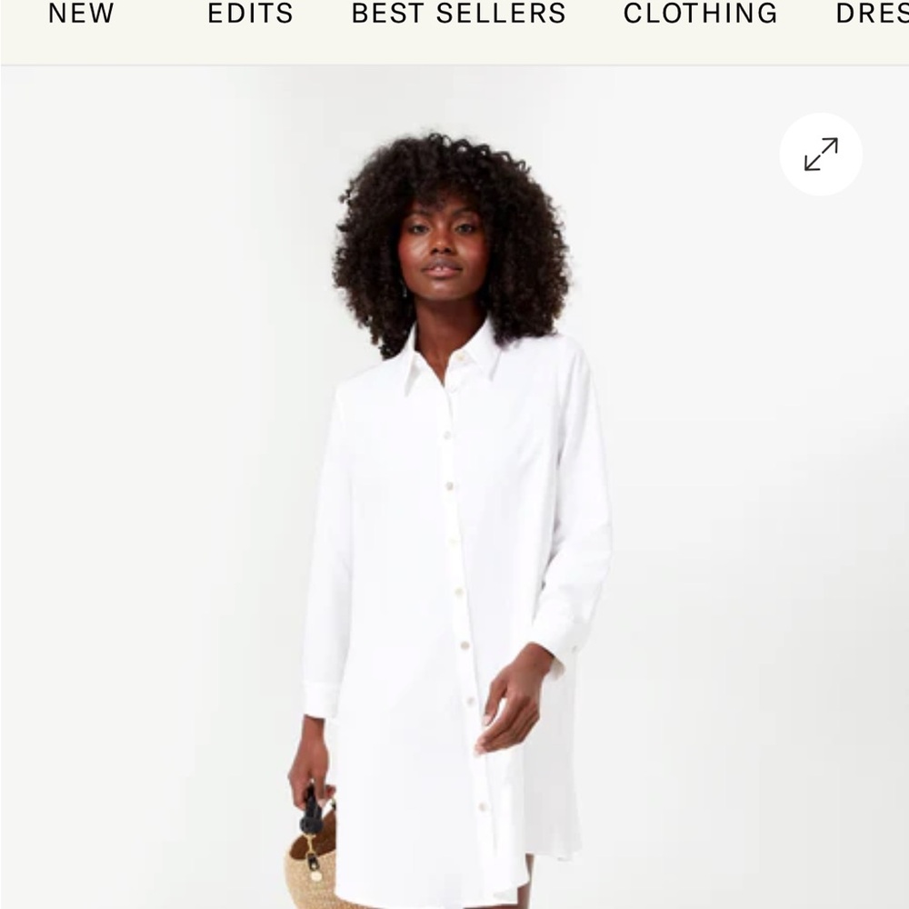 Tuckernuck White Long Sleeve Dress